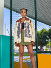 OHFRU Vintage Graffiti Doberman Jacket